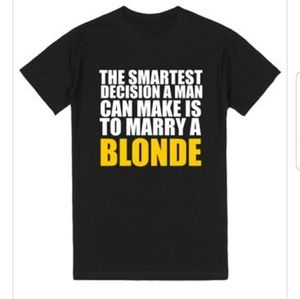 Marry a Blonde Funny Tshirt With Sayings